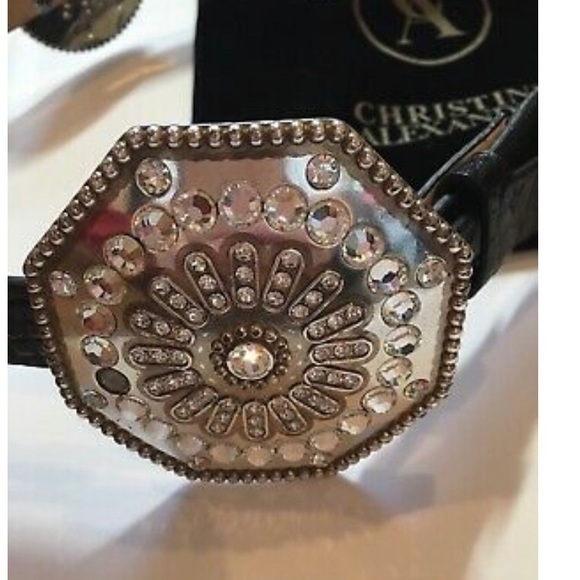 Christine Alexander Medallion w/Swarovski Crystals - Picture 4 of 13